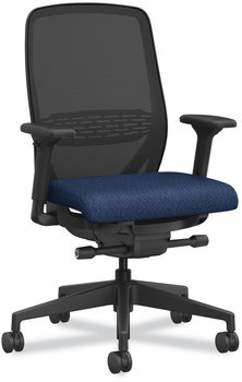 HON® Nucleus® Series Recharge Task Chair Up to 300lb, 16.63" 21.13" Seat Ht, Navy Black Back/Base, Ships in 7-10 Bus Days