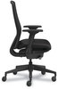 A Picture of product HON-NR12SAMU10BT HON® Nucleus® Series Recharge Task Chair Supports Up to 300 lb, 16.63 21.13 Seat Height, Black, Ships in 7-10 Business Days