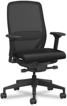 HON® Nucleus® Series Recharge Task Chair Supports Up to 300 lb, 16.63 21.13 Seat Height, Black, Ships in 7-10 Business Days