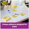 A Picture of product MMM-654R24CPCY Post-it® Greener Notes Original Recycled Note Pads Pad Cabinet Pack, 3" x Canary Yellow, 75 Sheets/Pad, 24 Pads/Pack