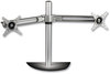 A Picture of product FEL-8042901 Fellowes® Lotus™ Monitor Arm Kit Dual For 26" Monitors, Silver, Supports 13 lb