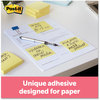 A Picture of product MMM-654YW Post-it® Notes Original Pads in Canary Yellow 3" x 100 Sheets/Pad