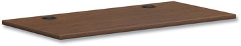 HON® Mod Worksurface Rectangular, 48w x 24d, Sepia Walnut