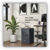 A Picture of product ALE-SVF1824CH Alera® Soho Two-Drawer Vertical File Cabinet 2 Drawers: File/File, Letter, Charcoal, 14" x 18" 24.1"