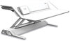 A Picture of product FEL-8080201 Fellowes® Lotus™ DX Sit-Stand Workstation 32.75" x 24.25" 5.5" to 22.5", White