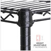 A Picture of product ALE-SW206018BA Alera® Black Anthracite Plus Wire Shelving Kit All-Purpose Starter Four-Shelf, 60w x 18d 72h,