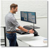 A Picture of product FEL-8081501 Fellowes® Lotus™ RT Sit-Stand Workstation 48" x 30" 42.2" to 49.2", Black