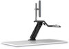 A Picture of product FEL-8081501 Fellowes® Lotus™ RT Sit-Stand Workstation 48" x 30" 42.2" to 49.2", Black