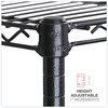A Picture of product ALE-SW207224BA Alera® Black Anthracite Plus Wire Shelving Kit BA Four-Shelf, 72w x 24d 72h,
