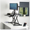 A Picture of product FEL-8091001 Fellowes® Corsivo™ Sit-Stand Workstation 31.5" x 24.25" 16", Black