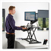 A Picture of product FEL-8091001 Fellowes® Corsivo™ Sit-Stand Workstation 31.5" x 24.25" 16", Black