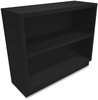 A Picture of product HON-S30ABCP HON® Brigade® Metal Bookcases Bookcase, Two-Shelf, 34.5w x 12.63d 29h, Black