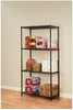 A Picture of product ALE-SW503618BL Alera® NSF Certified Industrial Heavy-Duty Wire Shelving Starter Kit Four-Shelf 36w x 18d 72h, Black