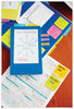 A Picture of product MMM-660SSGRID Post-it® Notes Super Sticky Grid Quad Ruled, 4" x 6", White, 50 Sheets/Pad, 6 Pads/Pack