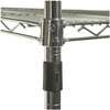 A Picture of product ALE-SW503618SR Alera® NSF Certified Industrial Heavy-Duty Wire Shelving Starter Kit Four-Shelf 36w x 18d 72h, Silver