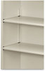 A Picture of product HON-S42ABCQ HON® Brigade® Metal Bookcases Bookcase, Three-Shelf, 34.5w x 12.63d 41h, Light Gray