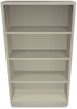 A Picture of product HON-S60ABCL HON® Brigade® Metal Bookcases Bookcase, Four-Shelf, 34.5w x 12.63d 59h, Putty