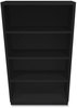 A Picture of product HON-S60ABCP HON® Brigade® Metal Bookcases Bookcase, Four-Shelf, 34.5w x 12.63d 59h, Black