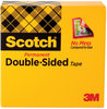 A Picture of product MMM-665121296 Scotch® Double-Sided Tape 3" Core, 0.5" x 36 yds, Clear