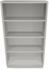 A Picture of product HON-S60ABCQ HON® Brigade® Metal Bookcases Bookcase, Four-Shelf, 34.5w x 12.63d 59h, Light Gray