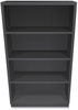 A Picture of product HON-S60ABCS HON® Brigade® Metal Bookcases Bookcase, Four-Shelf, 34.5w x 12.63d 59h, Charcoal