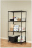 A Picture of product ALE-SW503624BL Alera® NSF Certified Industrial Heavy-Duty Wire Shelving Starter Kit Four-Shelf 36w x 24d 72h, Black