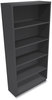 A Picture of product HON-S72ABCS HON® Brigade® Metal Bookcases Bookcase, Five-Shelf, 34.5w x 12.63d 71h, Charcoal