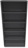 A Picture of product HON-S72ABCS HON® Brigade® Metal Bookcases Bookcase, Five-Shelf, 34.5w x 12.63d 71h, Charcoal