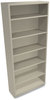 A Picture of product HON-S82ABCL HON® Brigade® Metal Bookcases Bookcase, Six-Shelf, 34.5w x 12.63d 81.13h, Putty