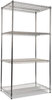A Picture of product ALE-SW503624SR Alera® NSF Certified Industrial Heavy-Duty Wire Shelving Starter Kit Four-Shelf 36w x 24d 72h, Silver