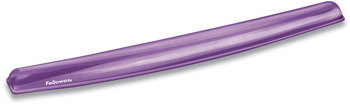Fellowes® Gel Crystals™ Wrist Supports Keyboard Rest, 18.5 x 2.25, Purple