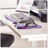 A Picture of product FEL-91441 Fellowes® Gel Crystals™ Wrist Supports Mouse Pad with Rest, 7.87 x 9.18, Purple