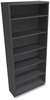 A Picture of product HON-S82ABCS HON® Brigade® Metal Bookcases Bookcase, Six-Shelf, 34.5w x 12.63d 81.13h, Charcoal