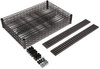A Picture of product ALE-SW504818BL Alera® NSF Certified Industrial Heavy-Duty Wire Shelving Starter Kit Four-Shelf 48w x 18d 72h, Black