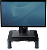 A Picture of product FEL-9169301 Fellowes® Standard Monitor Riser 13.38" x 13.63" 2" to 4", Graphite, Supports 60 lbs