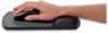 A Picture of product FEL-91741 Fellowes® Gel Wrist Supports Mouse Pad with Rest, 6.25 x 10.12, Graphite/Platinum