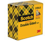 A Picture of product MMM-6652 Scotch® Double-Sided Tape 1" Core, 0.5" x 75 ft, Clear, 2/Pack