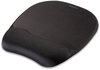 A Picture of product FEL-9176501 Fellowes® Memory Foam Wrist Rest Mouse Pad with 7.93 x 9.25, Black