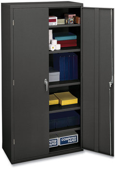 HON® Brigade® Assembled Storage Cabinet 36w x 18.13d 71.75h, Charcoal