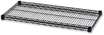 Alera® Extra Wire Shelves Industrial Shelving 36w x 18d, Black, 2 Shelves/Carton