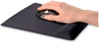 A Picture of product FEL-9181201 Fellowes® Palm and Wrist Supports with Microban® Protection Ergonomic Memory Foam Support Attached Mouse Pad, 8.25 x 9.87, Black