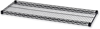 Alera® Extra Wire Shelves Industrial Shelving 48w x 18d, Black, 2 Shelves/Carton