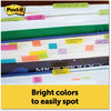 A Picture of product MMM-6705AN Post-it® Page Markers Flag Assorted Brights, 100 Flags/Pad, 5 Pads/Pack