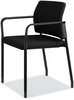 A Picture of product HON-SGS6FBC10C HON® Accommodate® Series Guest Chair with Arms, Fabric Upholstery, 23.25" x 22.25" 32", Black Seat/Back, Charblack Legs, 2/Carton