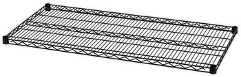 Alera® Extra Wire Shelves Industrial Shelving 48w x 24d, Black, 2 Shelves/Carton