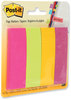 A Picture of product MMM-6714AU Post-it® Page Markers Flag Assorted Brights, 50 Flags/Pad, 4 Pads/Pack