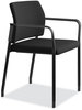 A Picture of product HON-SGS6FBC10C HON® Accommodate® Series Guest Chair with Arms, Fabric Upholstery, 23.25" x 22.25" 32", Black Seat/Back, Charblack Legs, 2/Carton