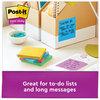A Picture of product MMM-6756SSAN Post-it® Notes Super Sticky Pads in Playful Primary Colors Collection Note Ruled, 4" x 90 Sheets/Pad, 6 Pads/Pack