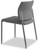 A Picture of product HON-SGS6NBCU10CK HON® Accommodate® Series Guest Chair Fabric Upholstery, 23.5" x 22.25" 31.5", Black Seat/Back, Textured Base, 2/Carton