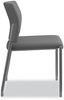 A Picture of product HON-SGS6NBCU10CK HON® Accommodate® Series Guest Chair Fabric Upholstery, 23.5" x 22.25" 31.5", Black Seat/Back, Textured Base, 2/Carton